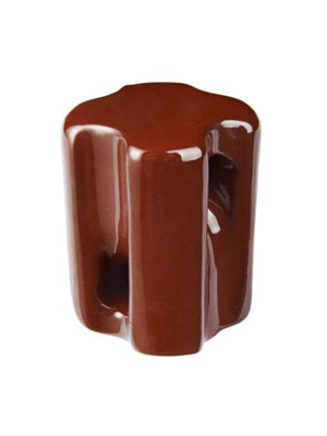 strain insulator brown