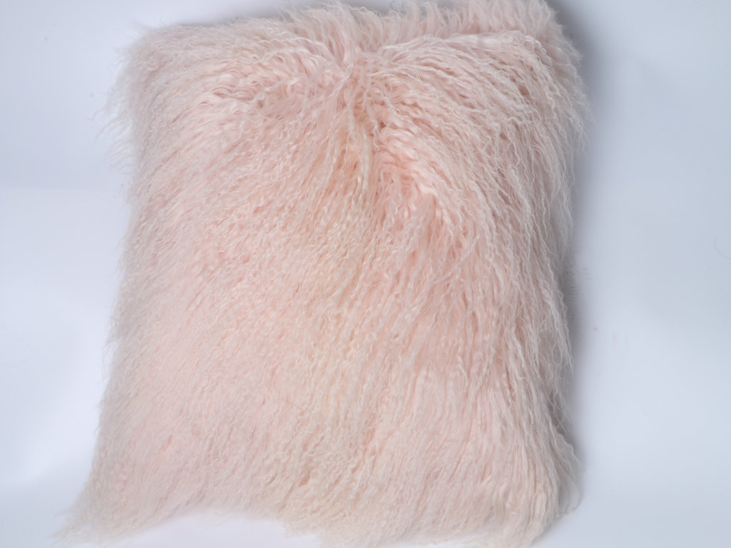 tibetan lamb fur pillow