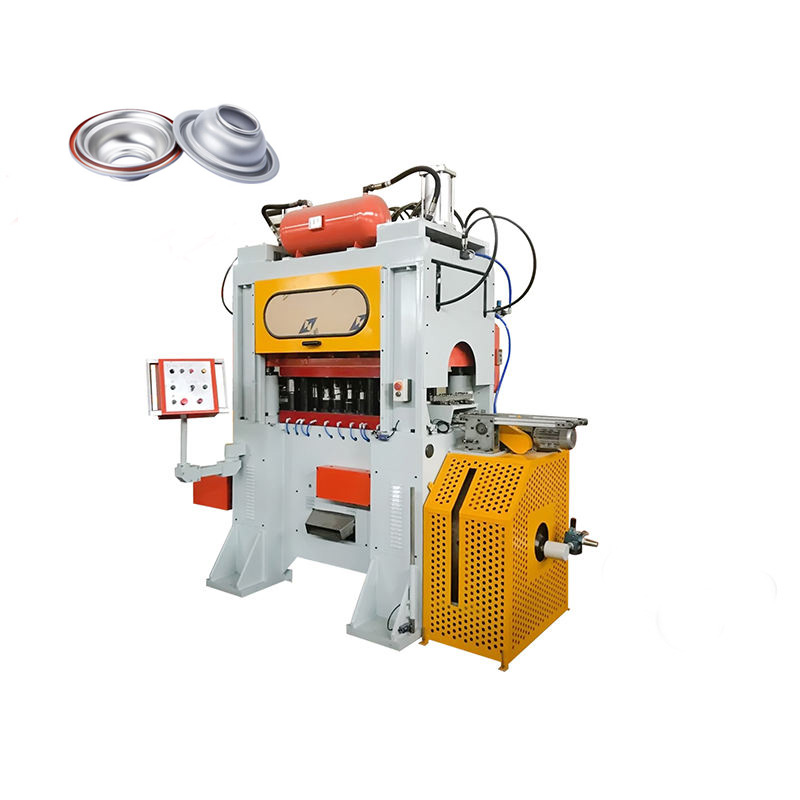 Full Automatic High Speed Metal Tin Tinplate Aerosol Can End Cone Dome Making Machines Production Line1 Full Automatic High Speed Metal Tin Tinplate Aerosol Can End Cone Dome Making Machines Production Line1