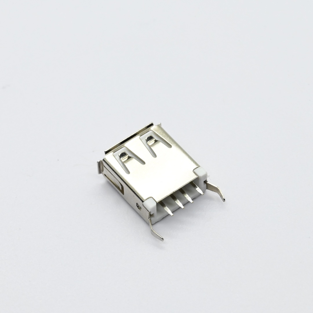 UAFS07B-BPBS0AD+USB A Type Receptacle Straight DIP L=15.lmm Crimping Bend Legs(1) UAFS07B-BPBS0AD+USB A Type Receptacle Straight DIP L=15.lmm Crimping Bend Legs(1)