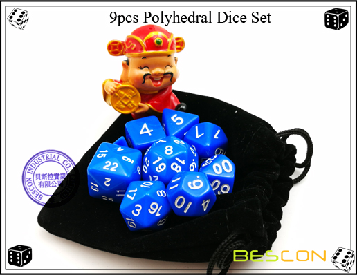 9pcs Polyhedral Dice Set-16 9pcs Polyhedral Dice Set-16