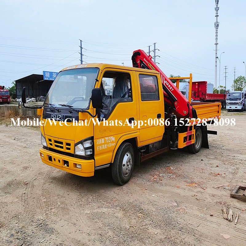 ISUZU Folding Crane Truck (6) ISUZU Folding Crane Truck (6)