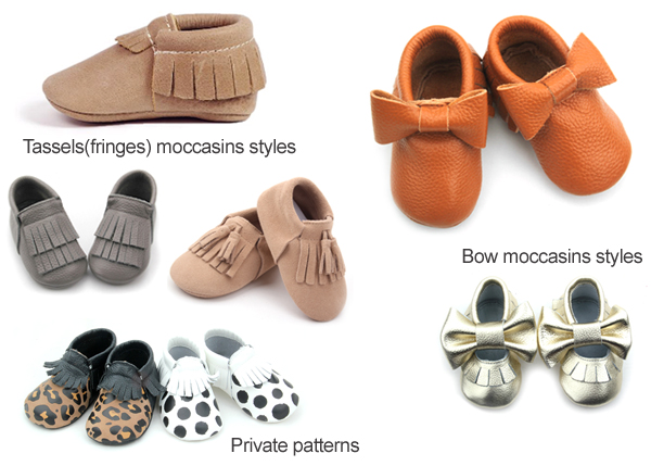 Baby moccasins styles