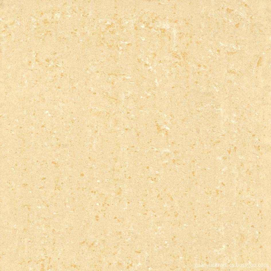 Yellow Double-Loading Polished Porcelain Tile