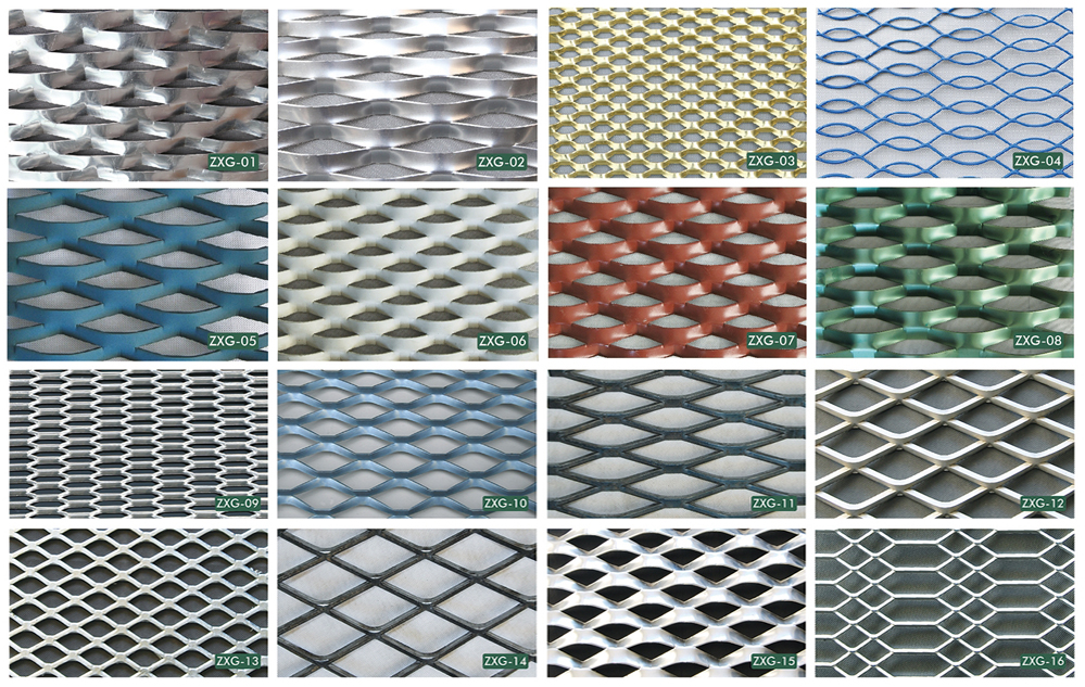 expanded metal mesh type