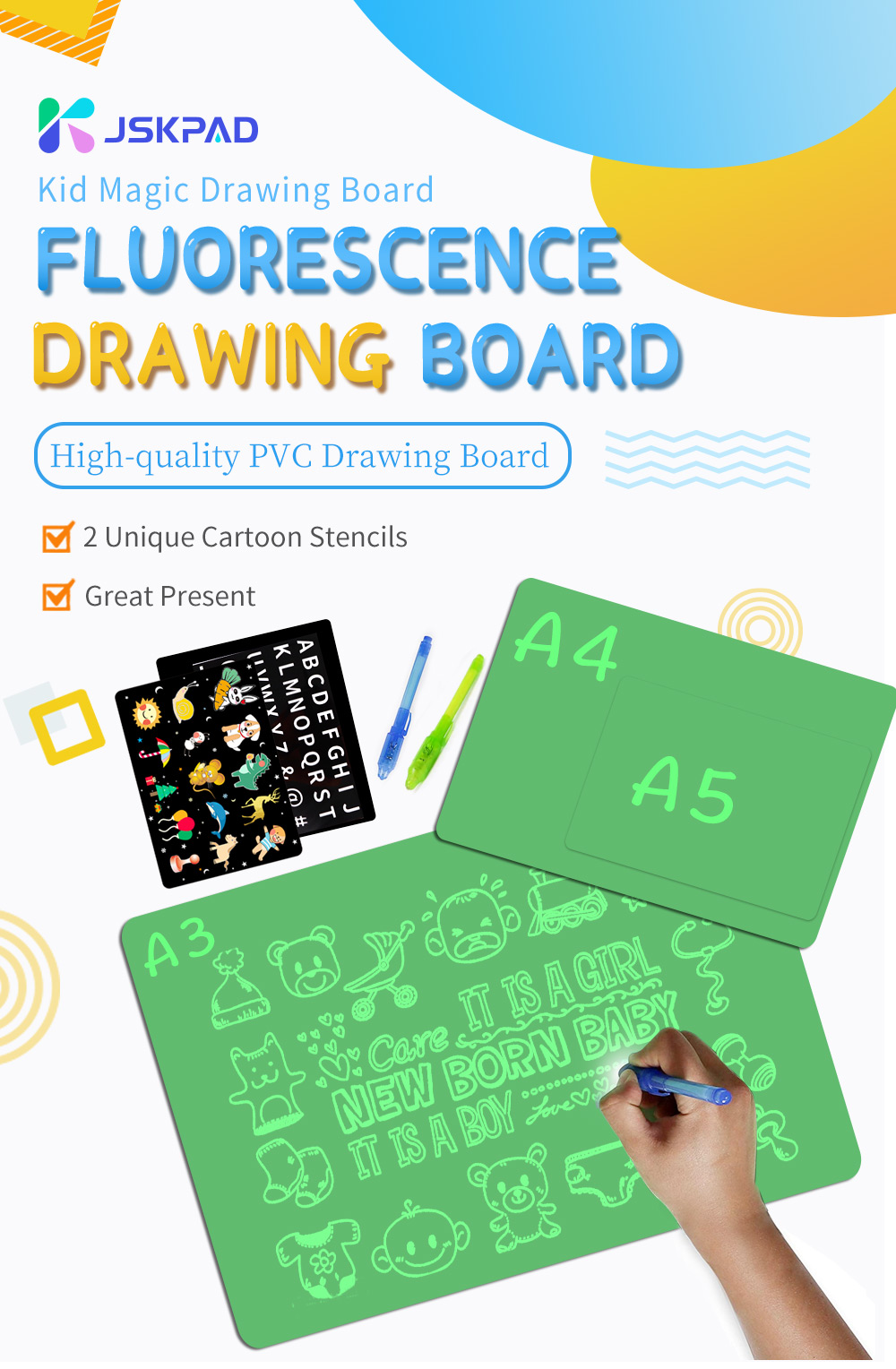 fluorescent drawing board fluorescent drawing board