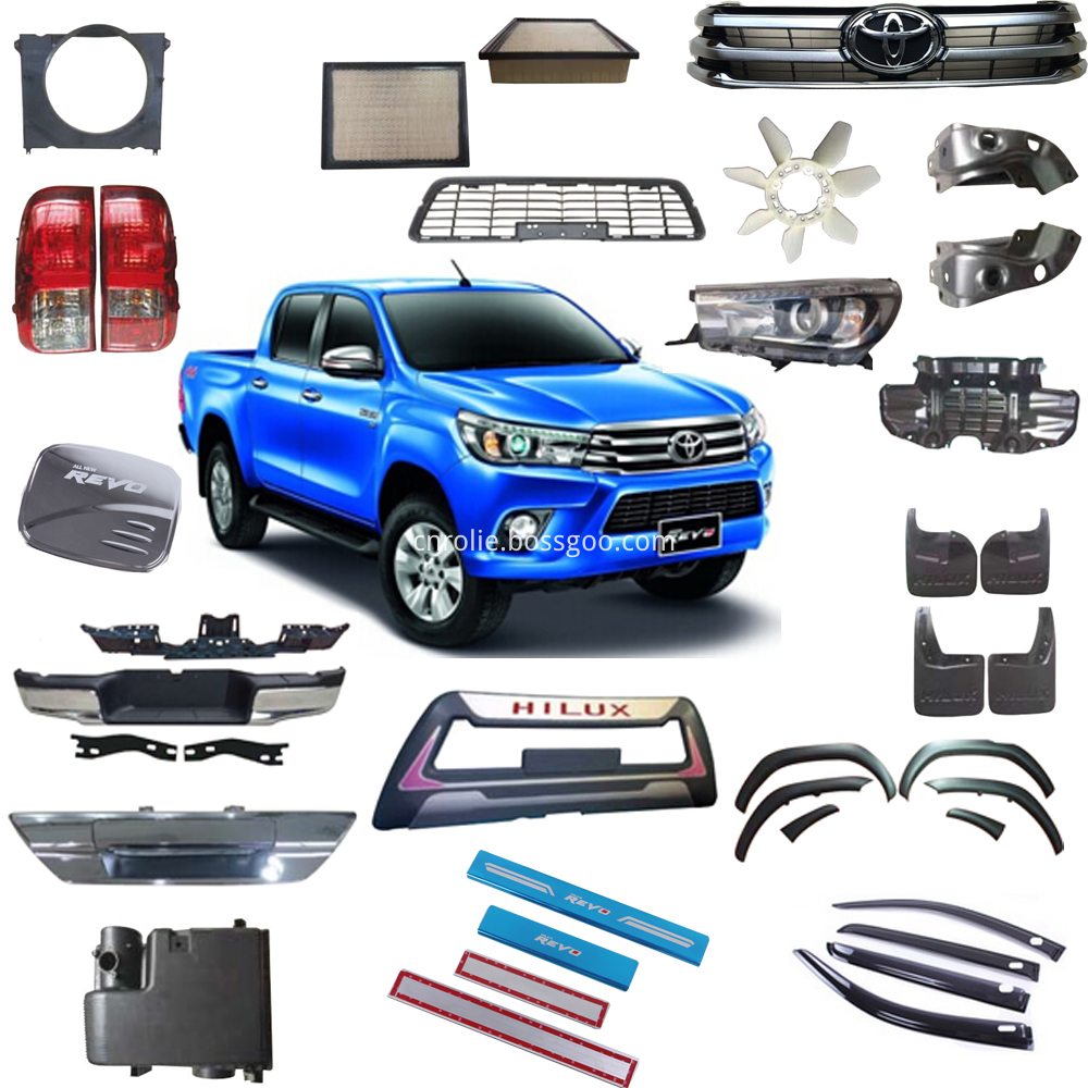 One-stop auto spare replacement parts Toyota hilux Revo ...