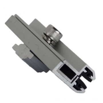 Frameless Aluminium Thin Film End Clamp Double Glass Solar Panel