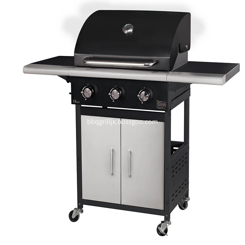 3 Burners Gas Bbq For Grill