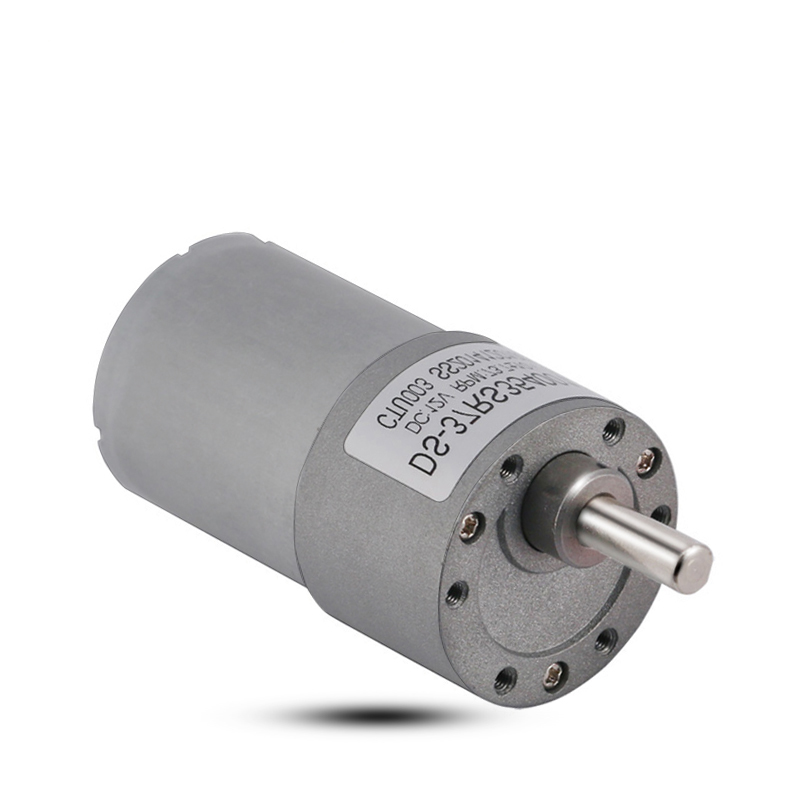 round dc spur gear motor