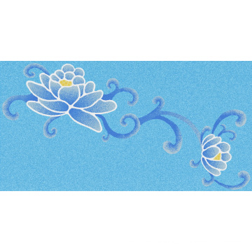 China Blumenmuster Schwimmbad Bali Stil Blau Schwimmbad Fliesen