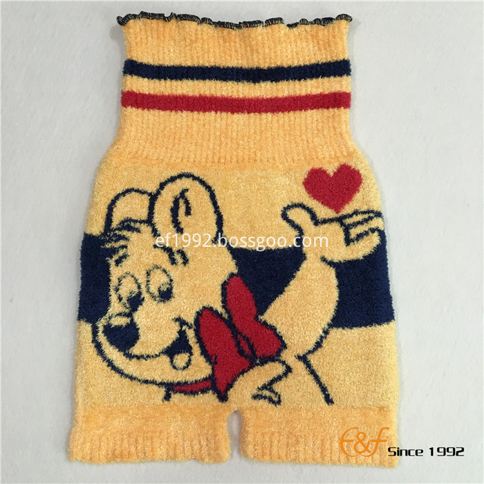 Children Fluffy Yarn Knitted Haramaki short pants Children Fluffy Yarn Knitted Haramaki short pants