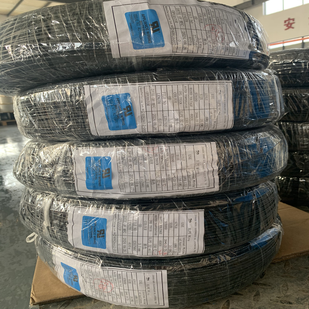 XLPE WIRE UL3321 16# BLACK XLPE WIRE UL3321 16# BLACK