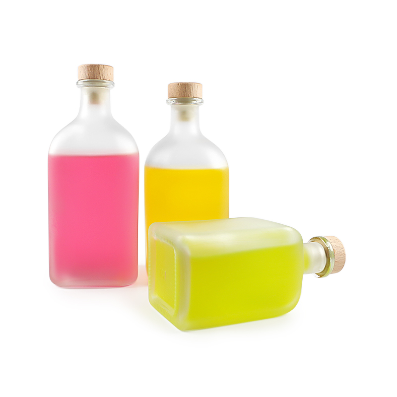250ml Square Frosted Glass Bottle 250ml Square Frosted Glass Bottle