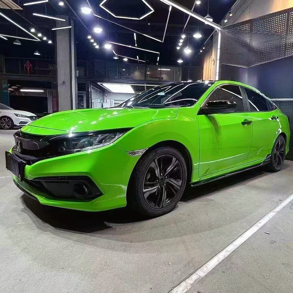 Lizard Green Car Wrapping Lizard Green Car Wrapping