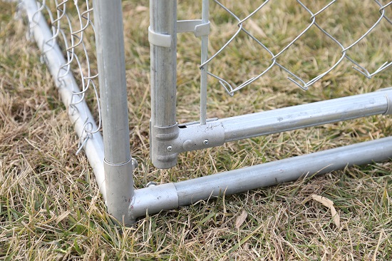 Gran perrera galvanizada Large Galvanized Dog Kennel