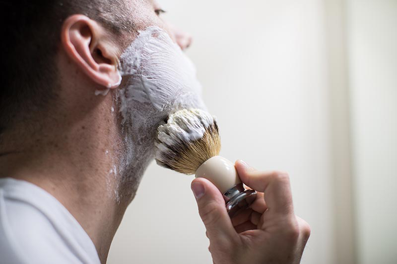 how to use shaving brush 3