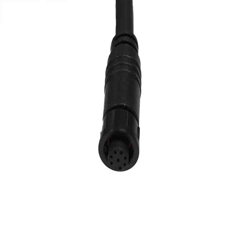 M11 8Pin Waterproof Female Connector to Open Bare Wire Cable M11 8Pin Waterproof Female Connector to Open Bare Wire Cable