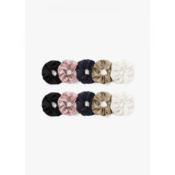 Scrunchie de seda macia grande para elástico feminino faixas de cabelo elástico cordas de laço de cabelo scrunchie meninas prendedores de rabo de cavalo