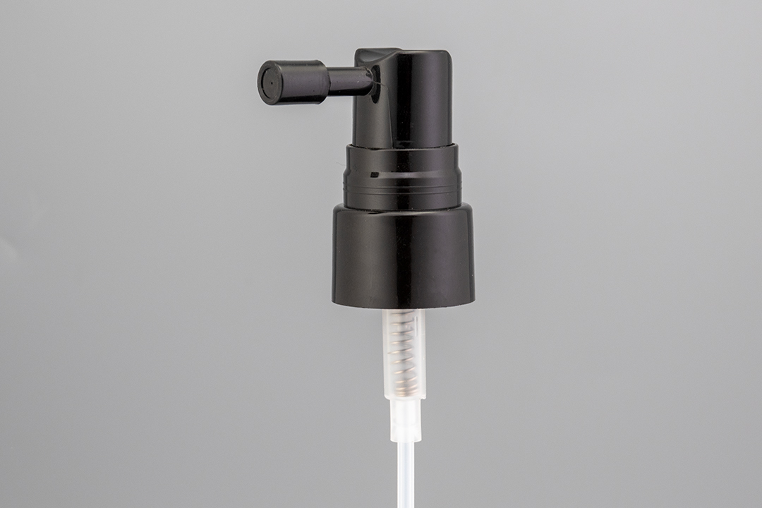 20/410 Black Smooth Long Nozzle Oral Spray Pump 20/410 Black Smooth Long Nozzle Oral Spray Pump
