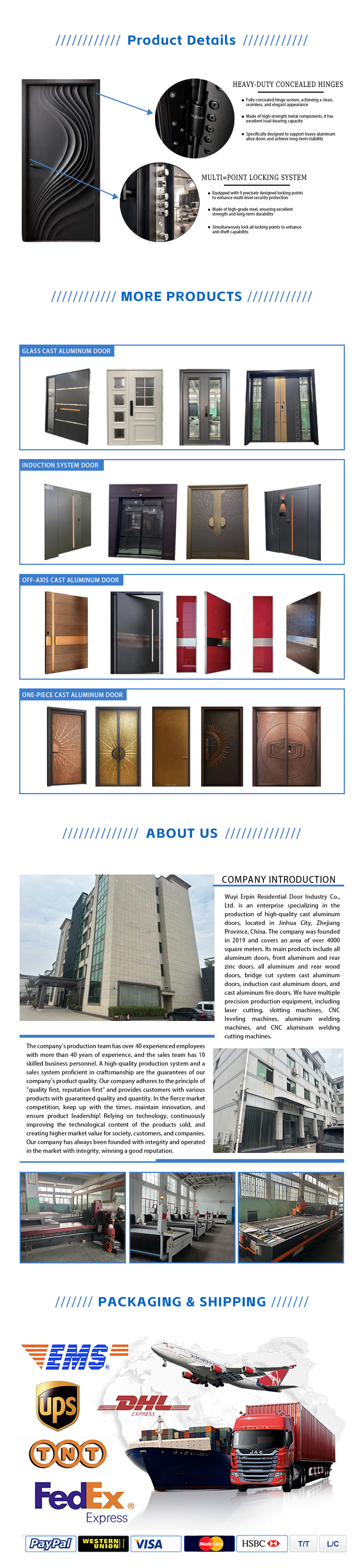 Glass Cast Aluminum Doors-02-X-04 Glass Cast Aluminum Doors-02-X-04