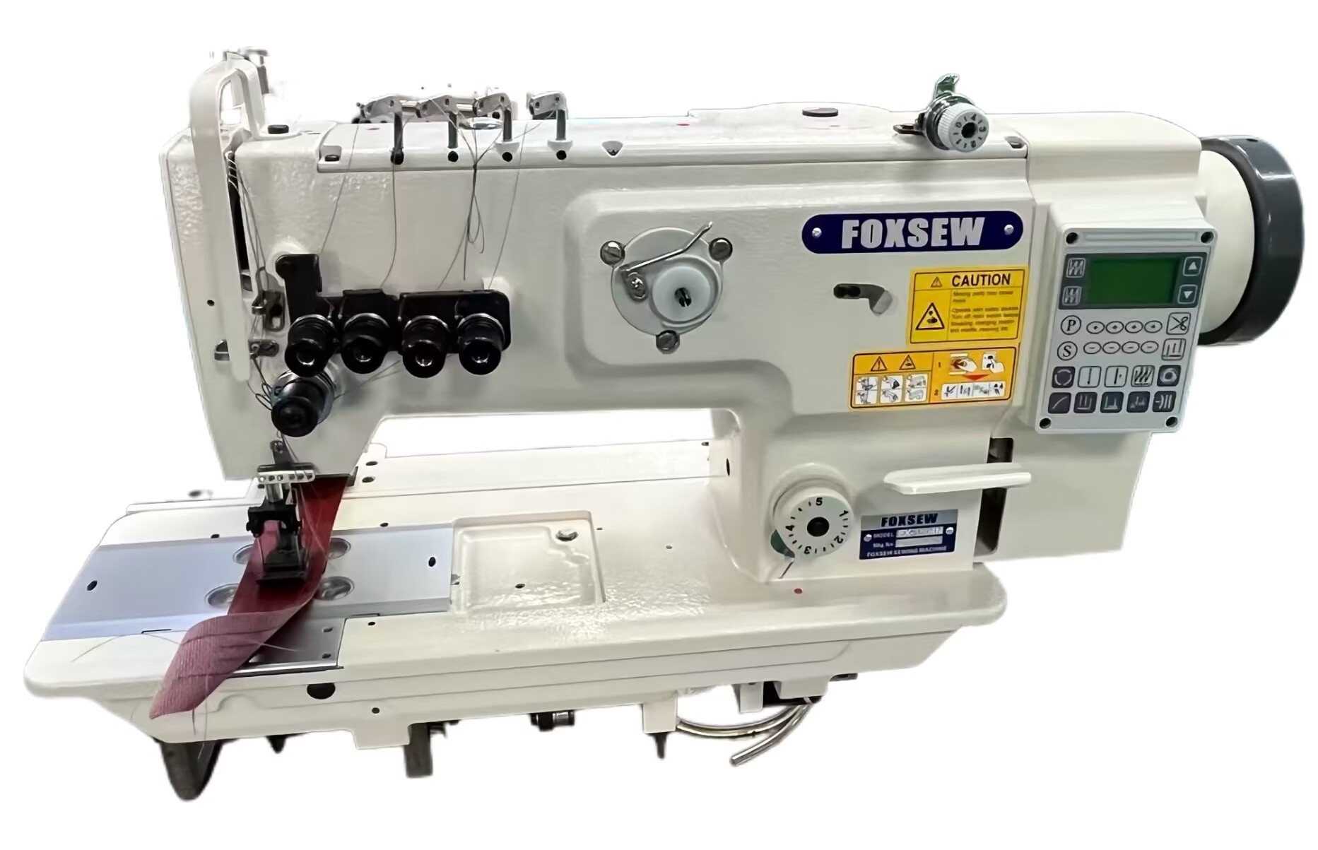 4-Needle Lockstitch Sewing Machine with Puller 4-Needle Lockstitch Sewing Machine with Puller