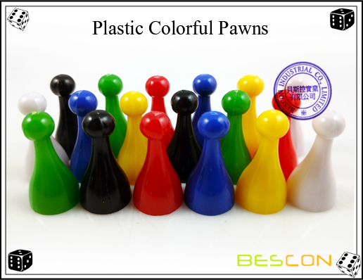 Plastic Colorful Pawns Plastic Colorful Pawns