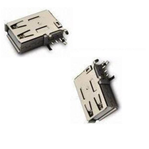 UAFR03-USB A Type Receptacle Angle Upright DIP