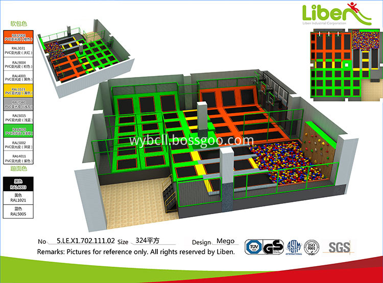 foam pit indoor trampoline park