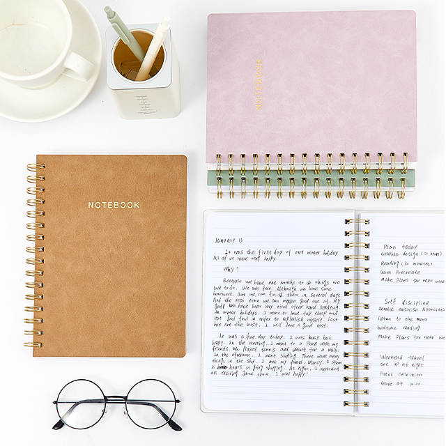Suede softcover spiral notebook3 Suede softcover spiral notebook3