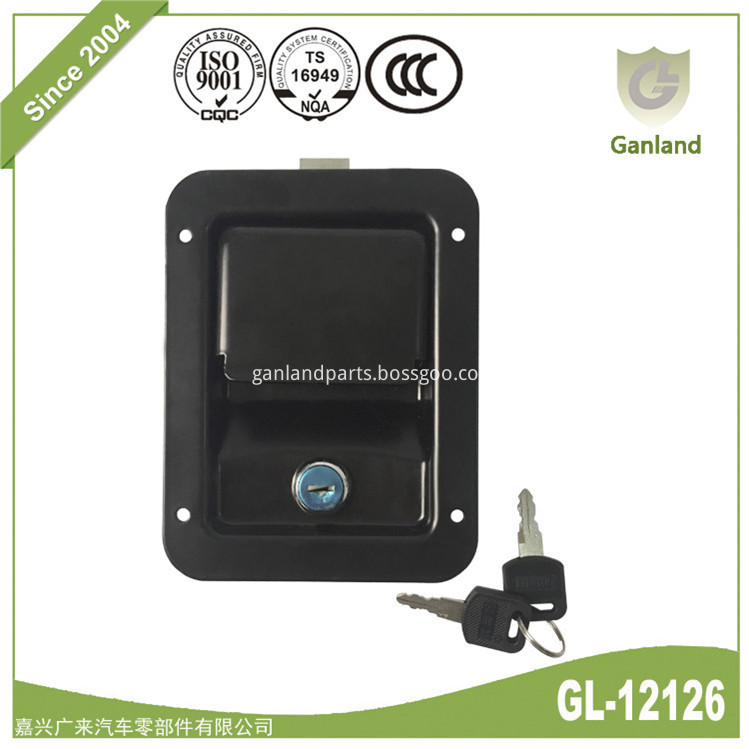 Black Powder Coated Paddle Latch Black Powder Coated Paddle Latch