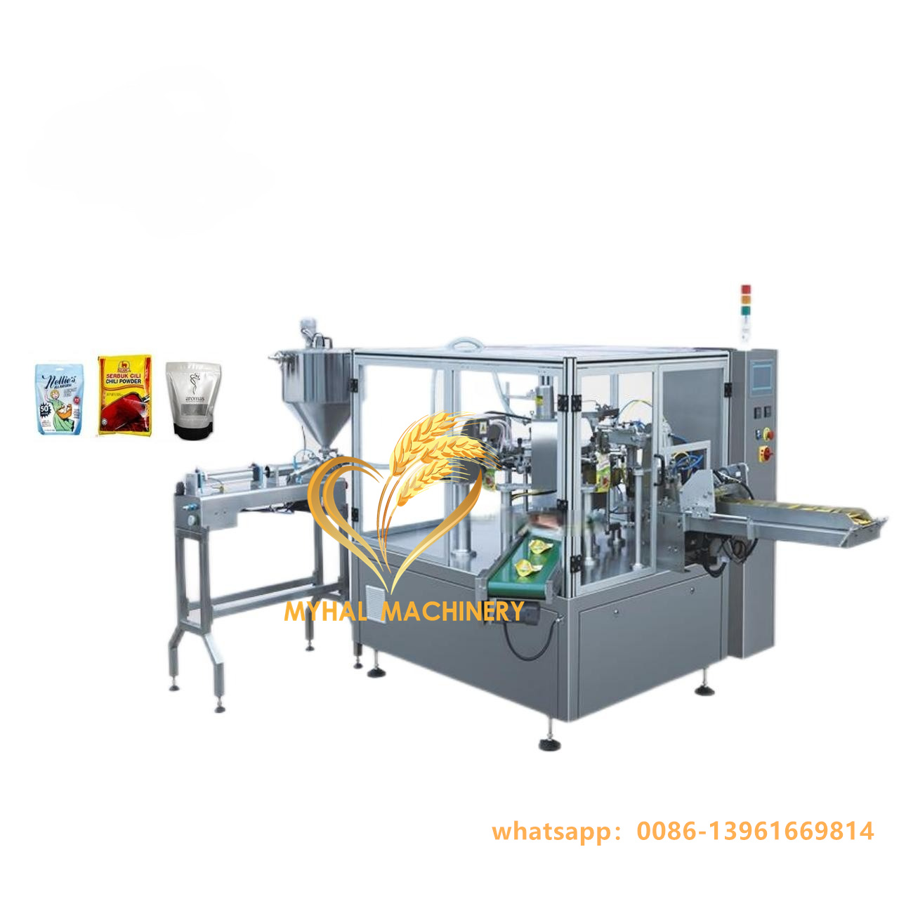 Automatic powder premade pouch filling machine Automatic powder premade pouch filling machine