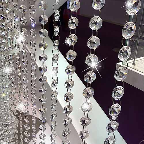 crystal bead garland