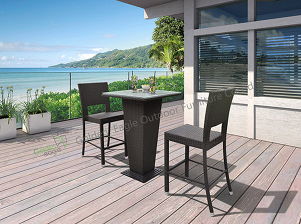 Hand Woven PE Wicker Bar Set Hand Woven PE Wicker Bar Set