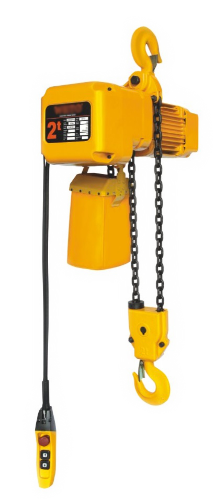 electric chain hoist with hook