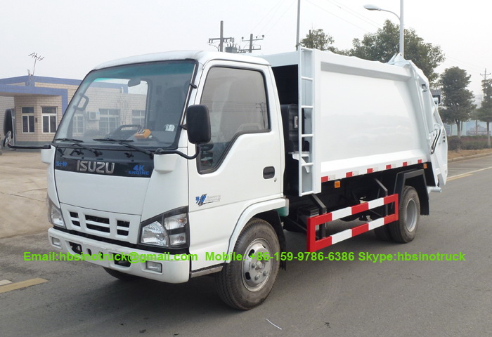 ISUZU 6CBM Refuse compactor truck for sale | Trucks 