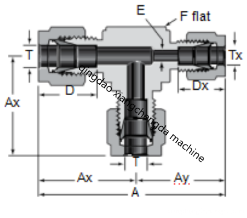 Tee Dss Reducer Drawing