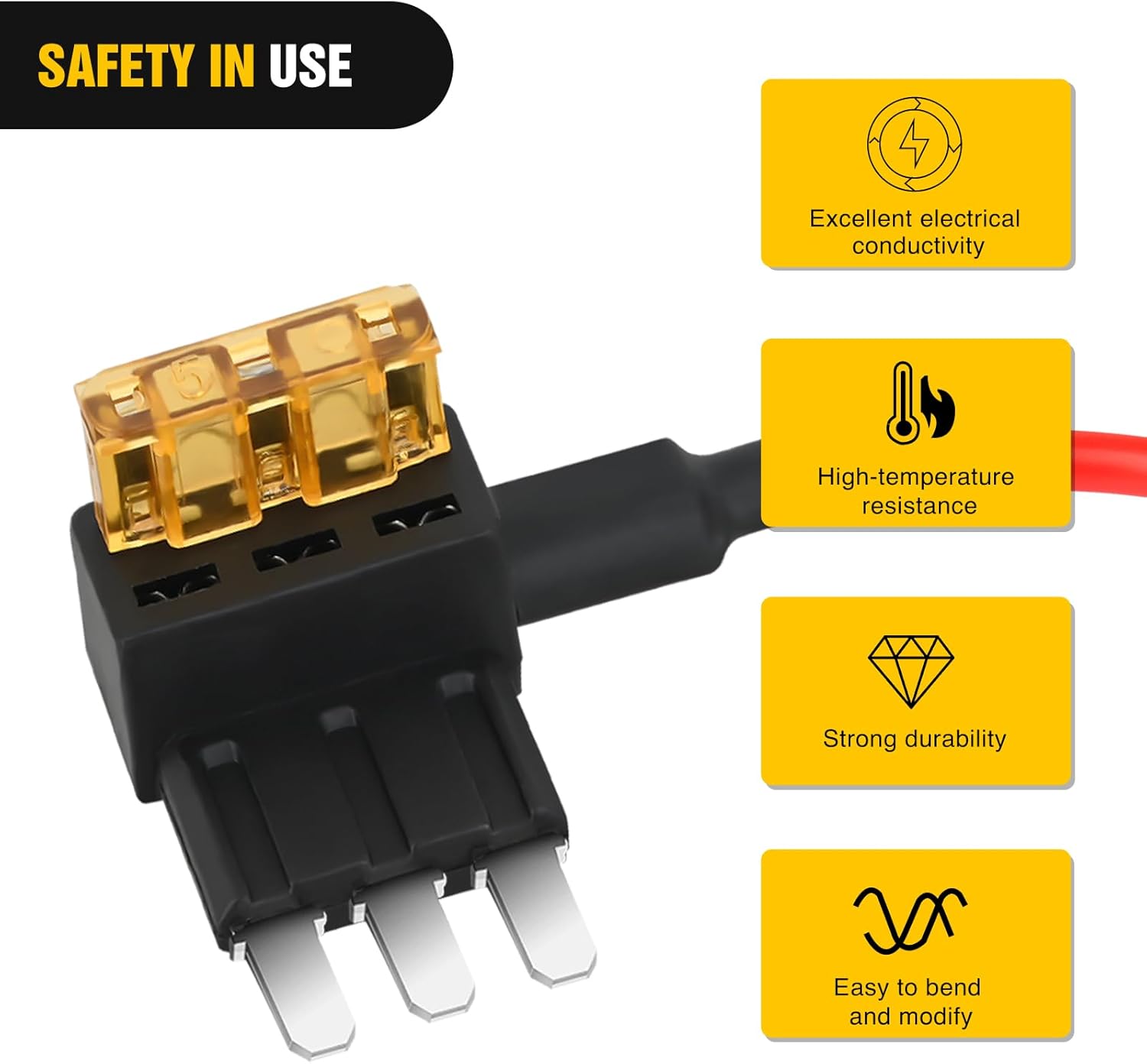 MICRO3 fuse tap with 16 AWG wire MICRO3 fuse tap with 16 AWG wire