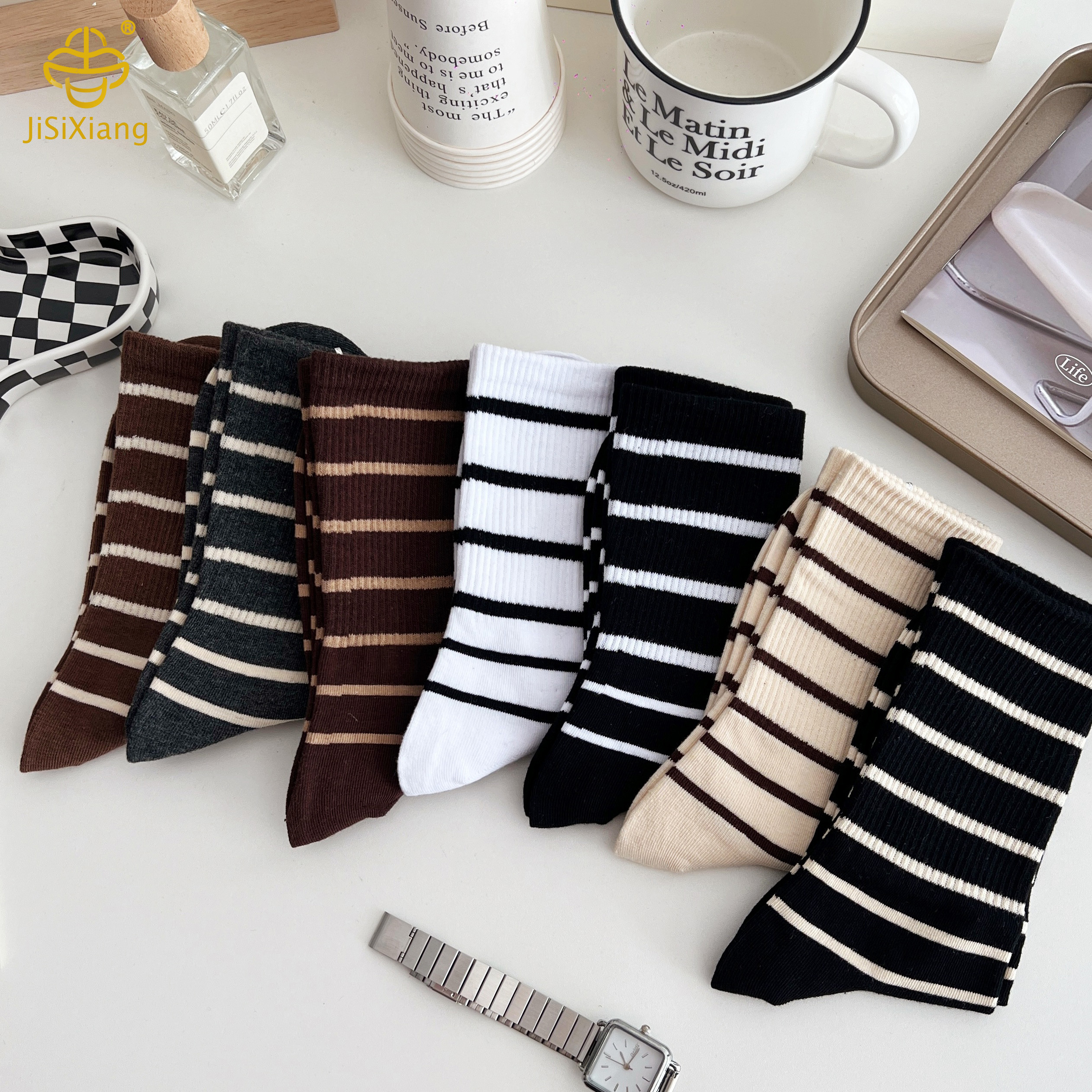 Maillard striped tube socks Maillard striped tube socks
