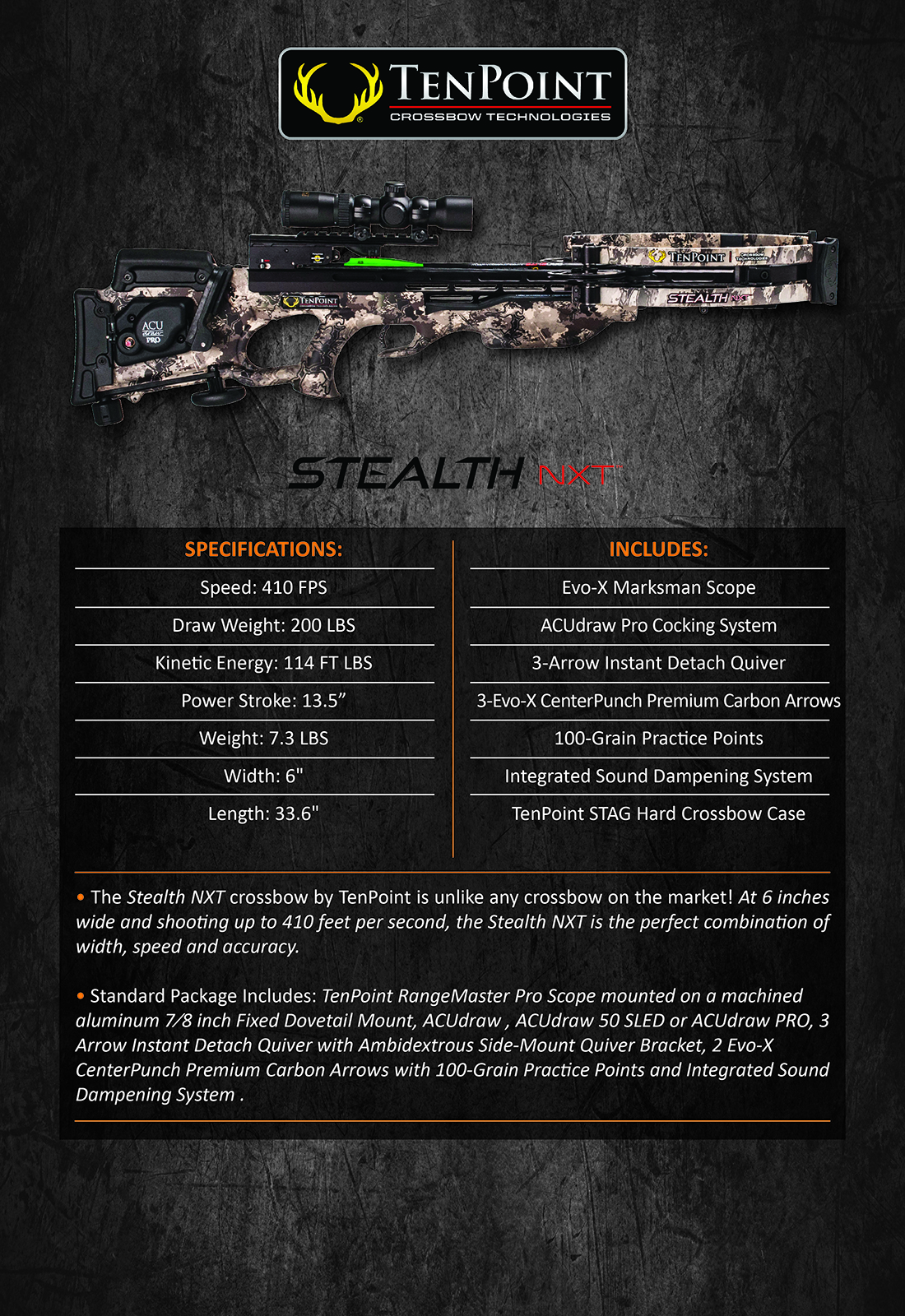 TenPoint_Stealth_NXT_ACUdraw_Pro_Product_Description TenPoint_Stealth_NXT_ACUdraw_Pro_Product_Description