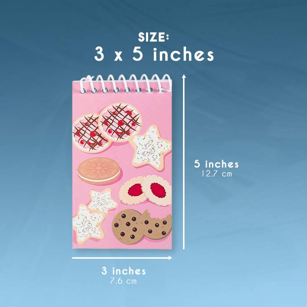 Dessert Mini Spiral Notebook 6 Dessert Mini Spiral Notebook 6