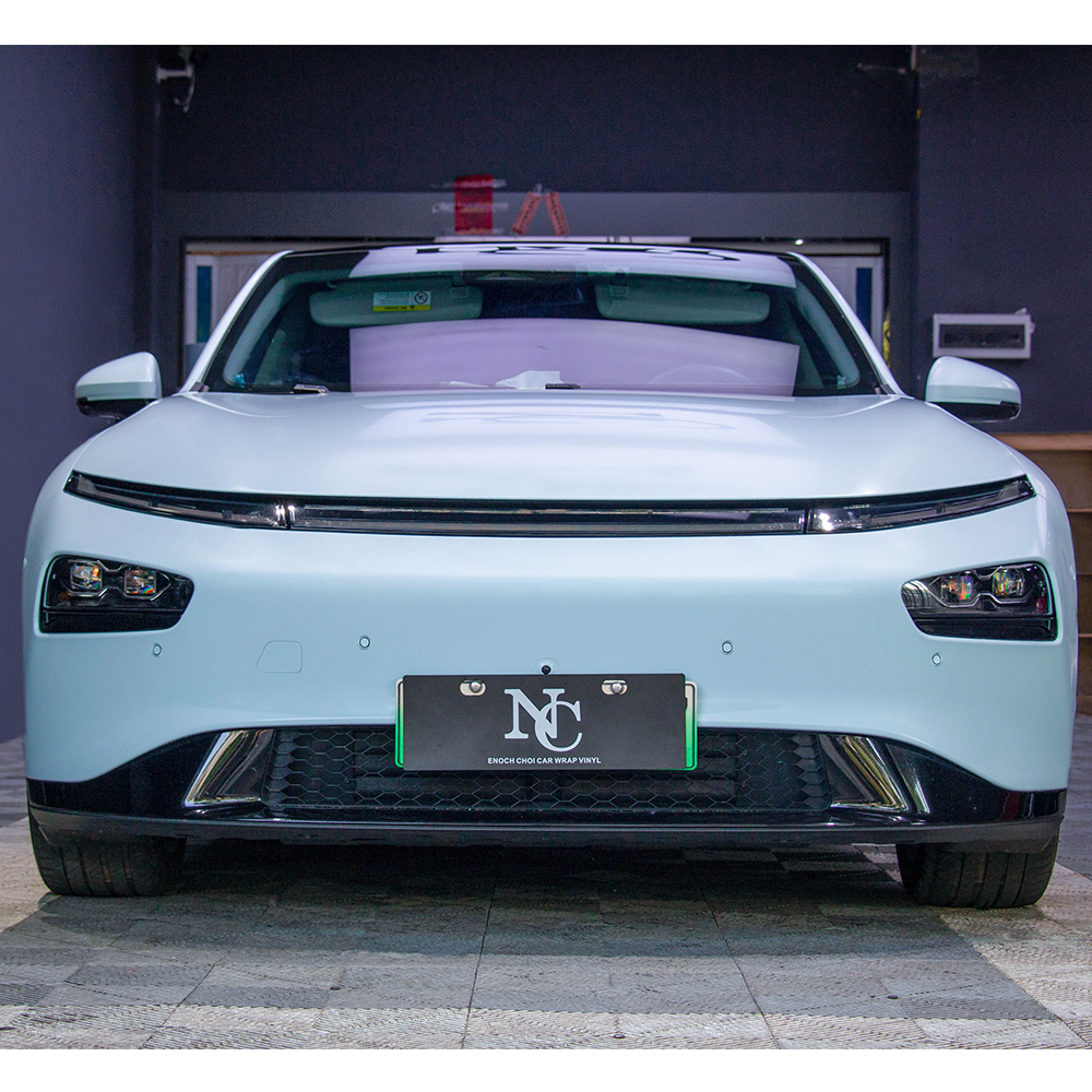 Extinction Glacier Blue Car Wrapping Extinction Glacier Blue Car Wrapping
