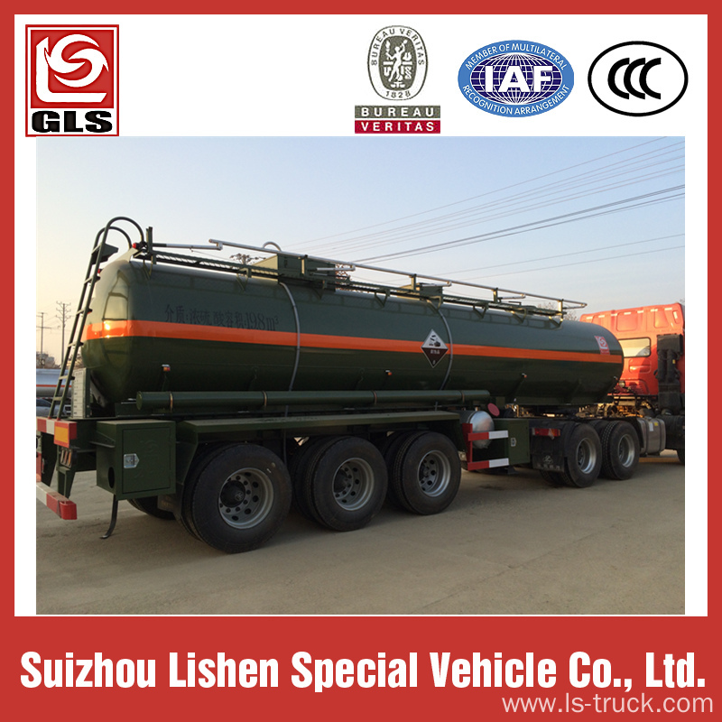 Liquid Caustic Soda Tanker trailer 20M3 China Manufacturer