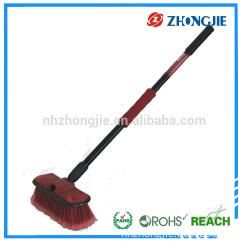 Clean Car Wash Brush Water Flow Car Wash Brush With Soap Dispenser