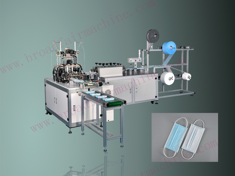Máquina para fabricar mascarillas planas de alta velocidad High Speed Flat Mask Making Machine