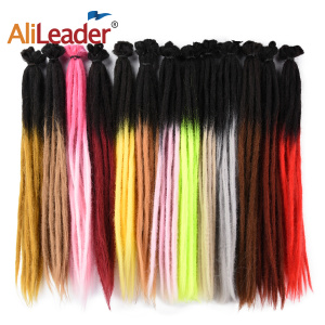 Ombre Dread Locks Synthetic Crochet Hair 2Tone Colors