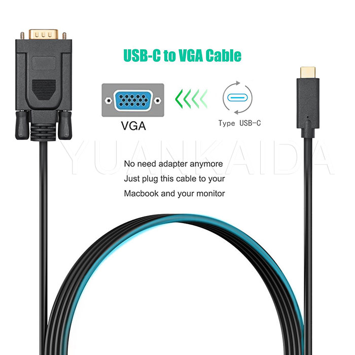 USB 3.1 Type C (USB-C) to VGA Adapte
