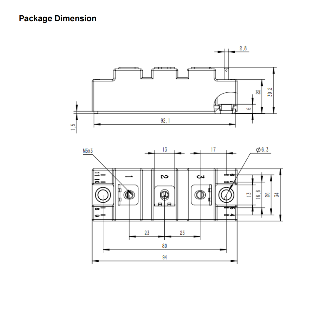 Package Dimension Package Dimension