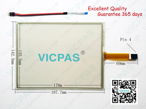 Touchscreen for Lenze EL 108 PLC Operator panel