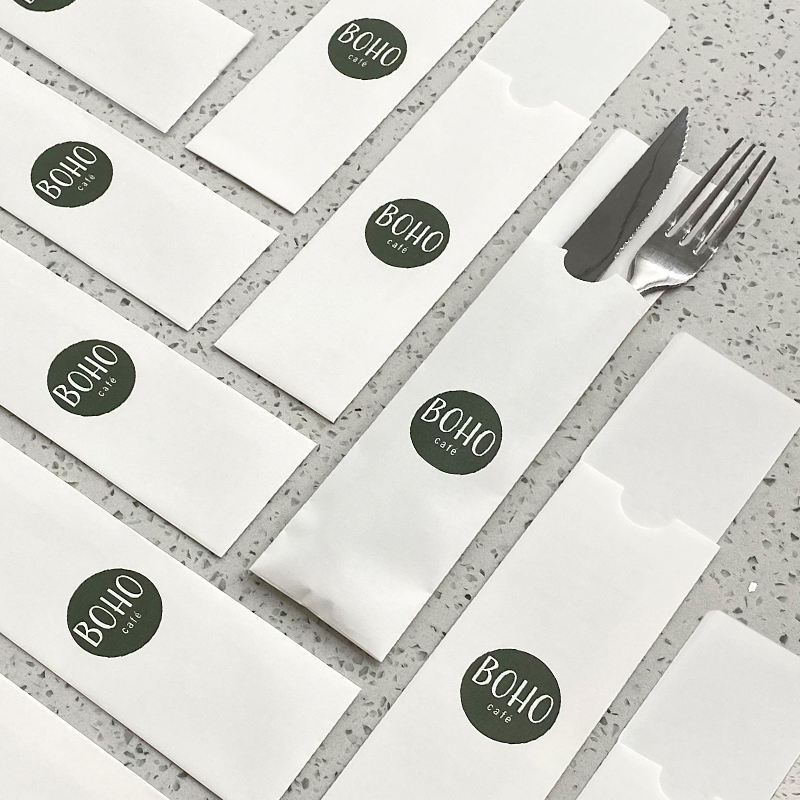 Eco-Friendly Paper Bag for Tableware Eco-Friendly Paper Bag for Tableware